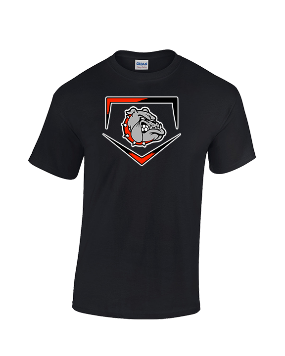 Rossville Dawgs 9U Baseball Plate - Cotton T-Shirt