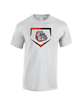 Rossville Dawgs 9U Baseball Plate - Cotton T-Shirt