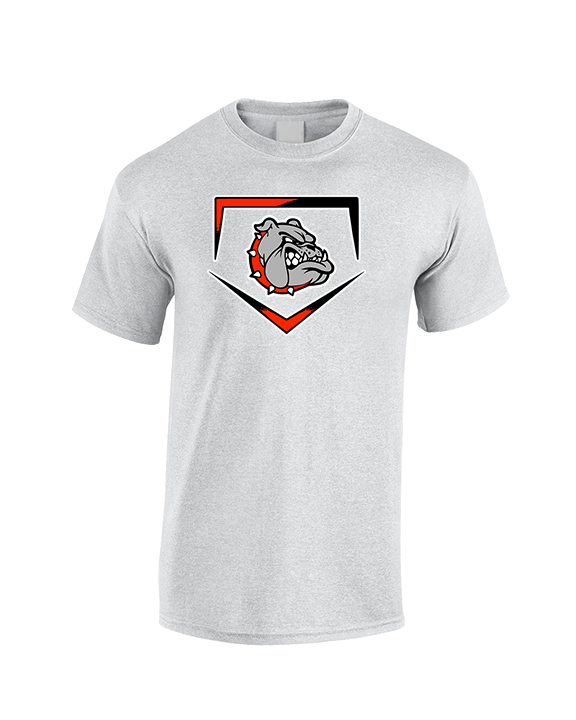 Rossville Dawgs 9U Baseball Plate - Cotton T-Shirt