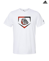 Rossville Dawgs 9U Baseball Plate - Mens Adidas Performance Shirt