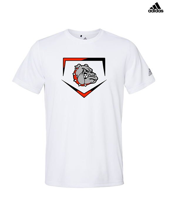 Rossville Dawgs 9U Baseball Plate - Mens Adidas Performance Shirt