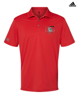 Rossville Dawgs 9U Baseball Plate - Mens Adidas Polo