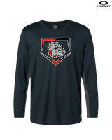 Rossville Dawgs 9U Baseball Plate - Mens Oakley Longsleeve