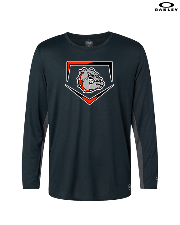 Rossville Dawgs 9U Baseball Plate - Mens Oakley Longsleeve