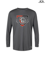 Rossville Dawgs 9U Baseball Plate - Mens Oakley Longsleeve