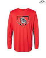 Rossville Dawgs 9U Baseball Plate - Mens Oakley Longsleeve