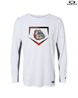 Rossville Dawgs 9U Baseball Plate - Mens Oakley Longsleeve