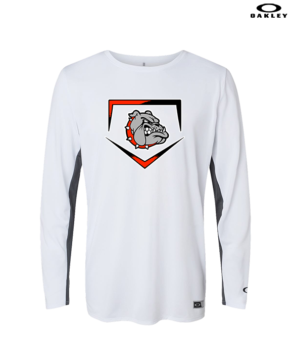 Rossville Dawgs 9U Baseball Plate - Mens Oakley Longsleeve