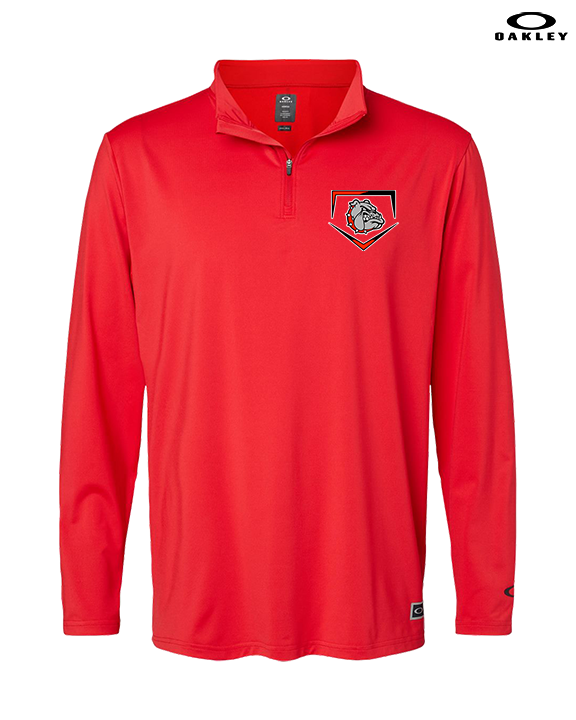 Rossville Dawgs 9U Baseball Plate - Mens Oakley Quarter Zip