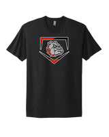 Rossville Dawgs 9U Baseball Plate - Mens Select Cotton T-Shirt