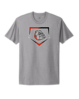 Rossville Dawgs 9U Baseball Plate - Mens Select Cotton T-Shirt