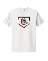 Rossville Dawgs 9U Baseball Plate - Mens Select Cotton T-Shirt