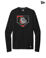 Rossville Dawgs 9U Baseball Plate - New Era Performance Long Sleeve