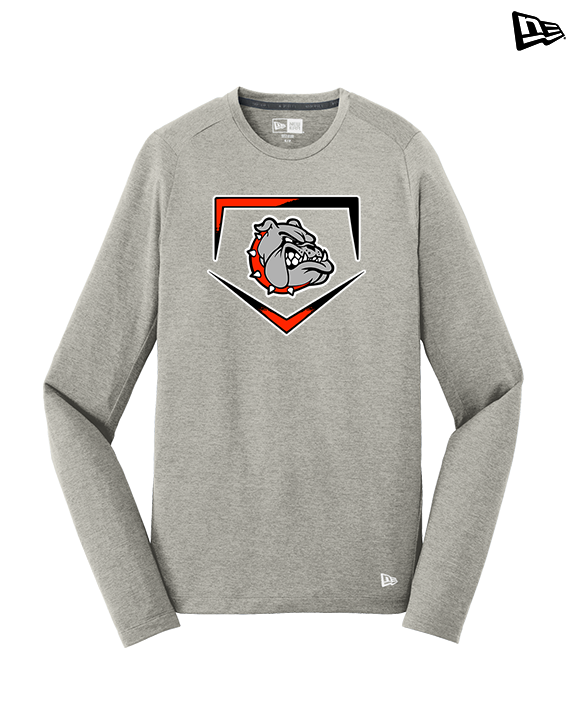 Rossville Dawgs 9U Baseball Plate - New Era Performance Long Sleeve