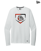 Rossville Dawgs 9U Baseball Plate - New Era Performance Long Sleeve