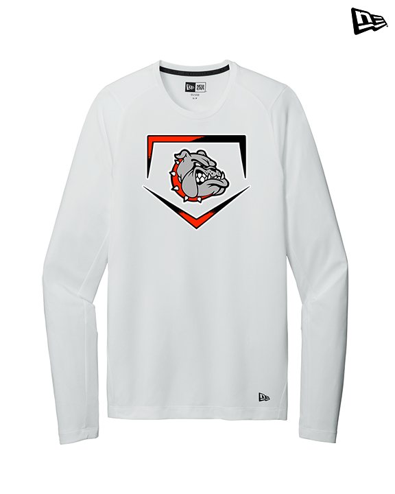 Rossville Dawgs 9U Baseball Plate - New Era Performance Long Sleeve