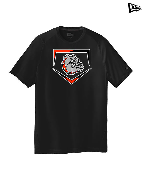 Rossville Dawgs 9U Baseball Plate - New Era Performance Shirt