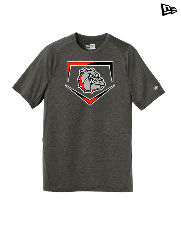 Rossville Dawgs 9U Baseball Plate - New Era Performance Shirt