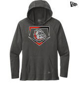 Rossville Dawgs 9U Baseball Plate - New Era Tri-Blend Hoodie