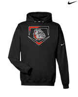 Rossville Dawgs 9U Baseball Plate - Nike Club Fleece Hoodie