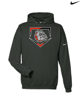 Rossville Dawgs 9U Baseball Plate - Nike Club Fleece Hoodie