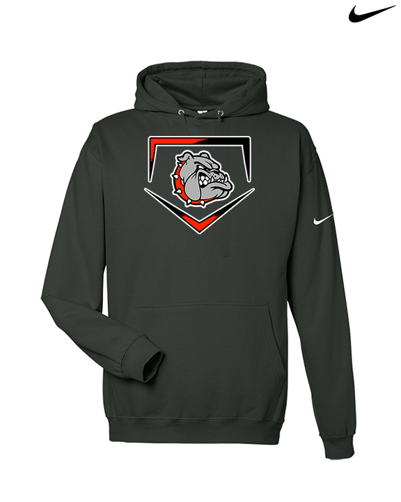 Rossville Dawgs 9U Baseball Plate - Nike Club Fleece Hoodie