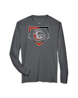 Rossville Dawgs 9U Baseball Plate - Performance Longsleeve