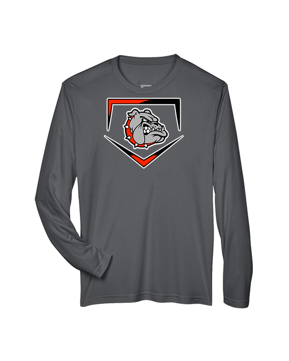 Rossville Dawgs 9U Baseball Plate - Performance Longsleeve