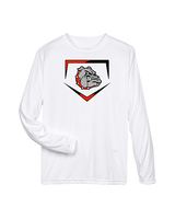 Rossville Dawgs 9U Baseball Plate - Performance Longsleeve