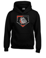 Rossville Dawgs 9U Baseball Plate - Unisex Hoodie