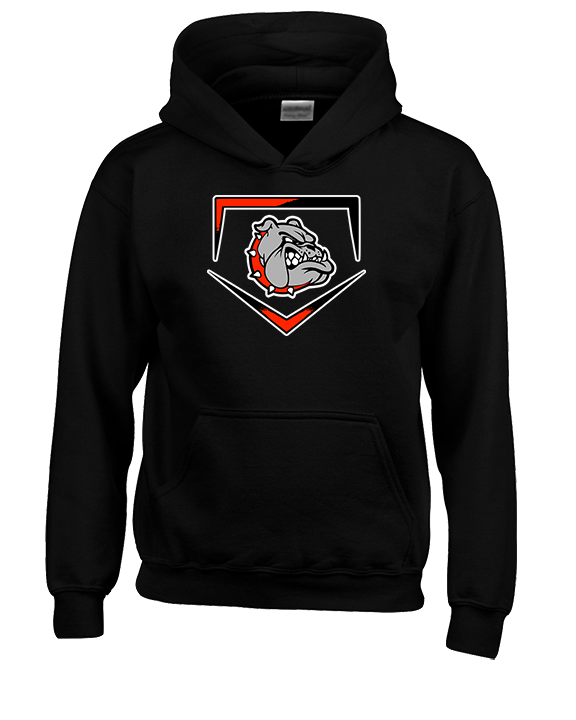 Rossville Dawgs 9U Baseball Plate - Unisex Hoodie