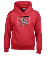 Rossville Dawgs 9U Baseball Plate - Unisex Hoodie