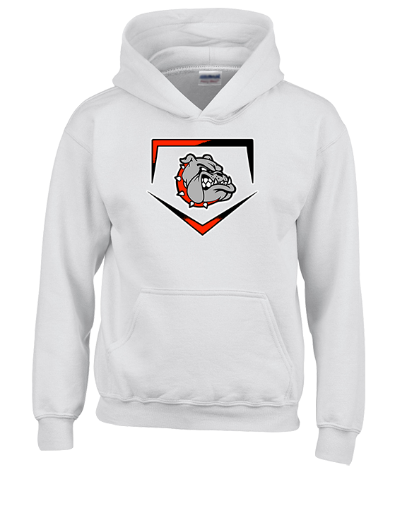 Rossville Dawgs 9U Baseball Plate - Unisex Hoodie