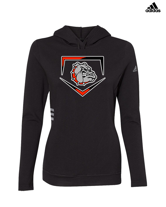 Rossville Dawgs 9U Baseball Plate - Womens Adidas Hoodie