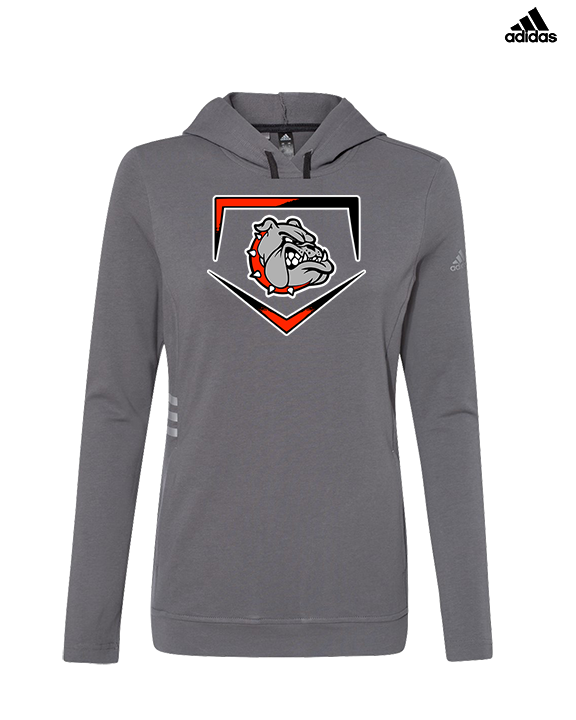 Rossville Dawgs 9U Baseball Plate - Womens Adidas Hoodie