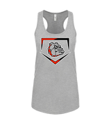 Rossville Dawgs 9U Baseball Plate - Womens Tank Top