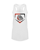 Rossville Dawgs 9U Baseball Plate - Womens Tank Top