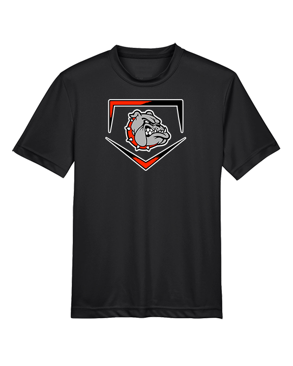 Rossville Dawgs 9U Baseball Plate - Youth Performance Shirt