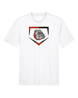 Rossville Dawgs 9U Baseball Plate - Youth Performance Shirt