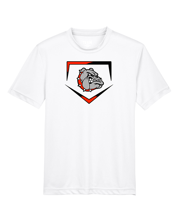 Rossville Dawgs 9U Baseball Plate - Youth Performance Shirt