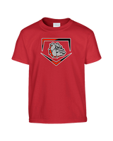 Rossville Dawgs 9U Baseball Plate - Youth Shirt