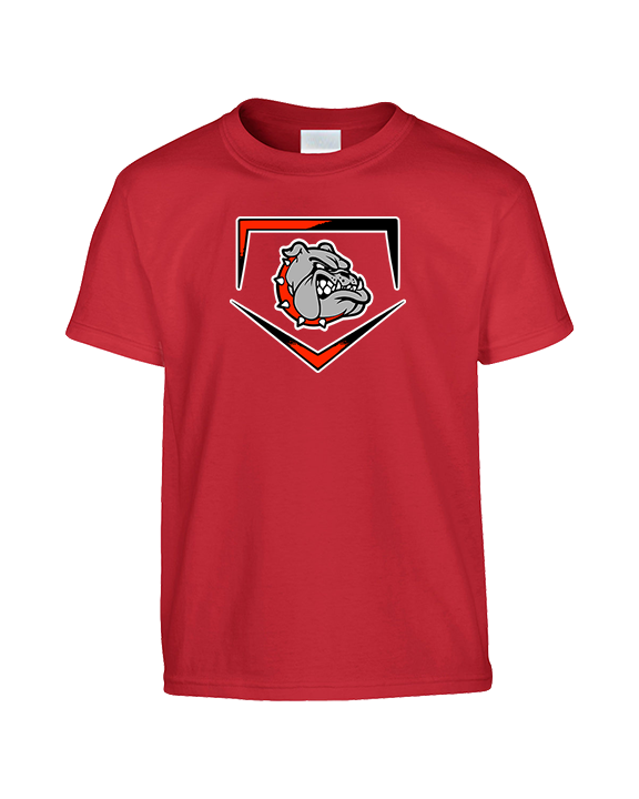 Rossville Dawgs 9U Baseball Plate - Youth Shirt