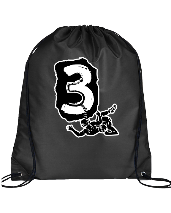 Rowan Club Wrestling Logo 01 - Drawstring Bag