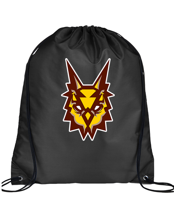 Rowan Club Wrestling Logo Owl Head - Drawstring Bag