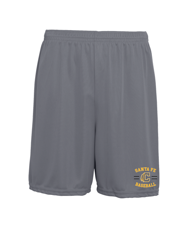 Santa Fe HS Curve White - 7" Training Shorts