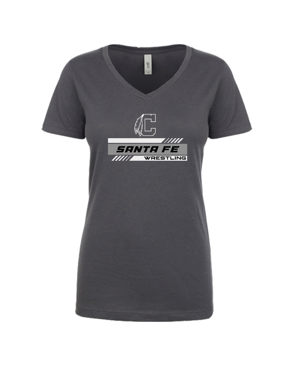 Santa Fe HS Mascot - Women’s V-Neck