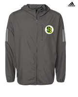 Santa Barbara HS Football Logo - Mens Adidas Full Zip Jacket