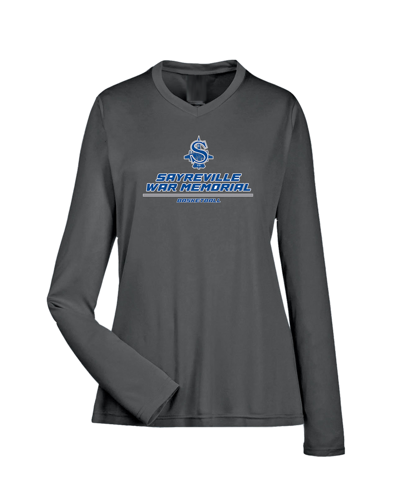 Sayreville War Memorial HS Boys Basketball Split - Womens Performance Long Sleeve