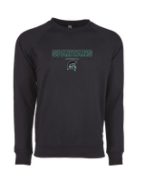 Schurr HS Baseball Border - Crewneck Sweatshirt