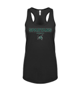 Schurr HS Baseball Border - Women’s Tank Top